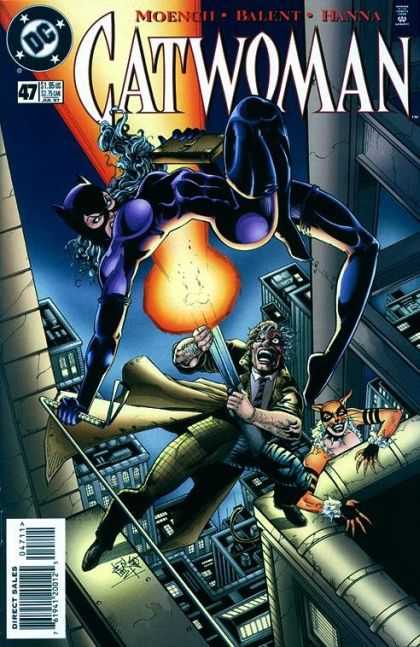 Catwoman 47 - Moench - Balent - Hanna - Dc - Gun - Adam Hughes