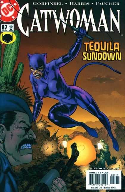 Catwoman 87 - Liquor - Cactus - Whip - Gun - Shooting - Staz Johnson