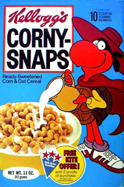 Cereal Boxes - Corny Zorro outfit