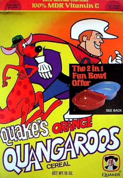 Cereal Boxes - Quangaroo