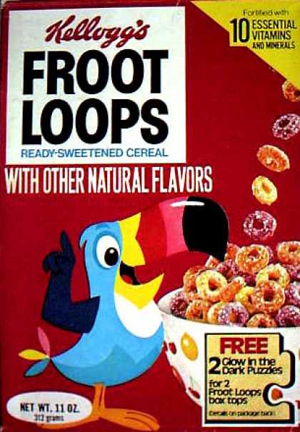 Cereal Boxes - Toucan Sam