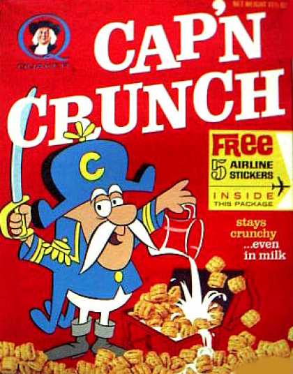 Cereal Boxes - Cap'n w/ treasure chest