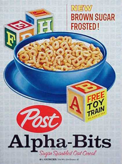 Cereal Boxes - letter blocks