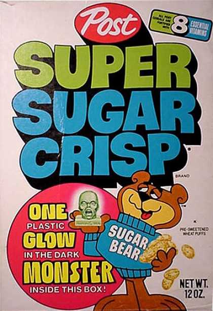 Cereal Boxes - Sugar Bear