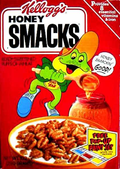 Cereal Boxes - Kellog's Honey Smacks