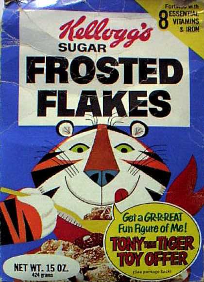 Cereal Boxes - Tony the Tiger