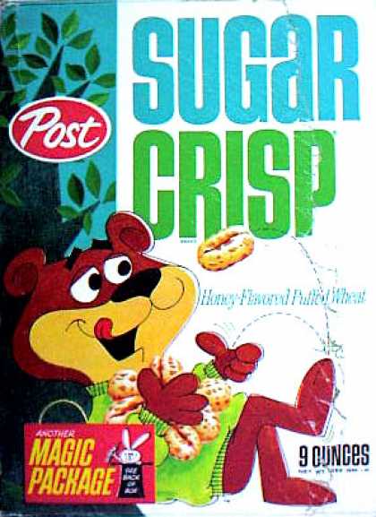 Cereal Boxes - Sugar Bear by tree