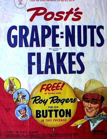 Cereal Boxes - Roy Rogers