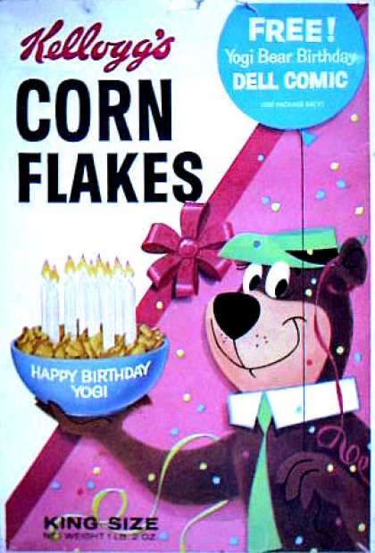 Cereal Boxes - Yogi Birthday