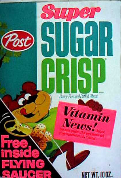 Cereal Boxes - Sugar Bear