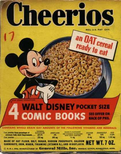 Cereal Boxes - Mickey