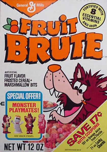 Cereal Boxes - Fruit Brute