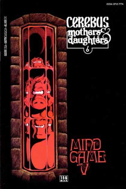 Cerebus 156 - Mothers And Daughters - Mind Game V - Three Headed - Window - Bricks - Dave Sim