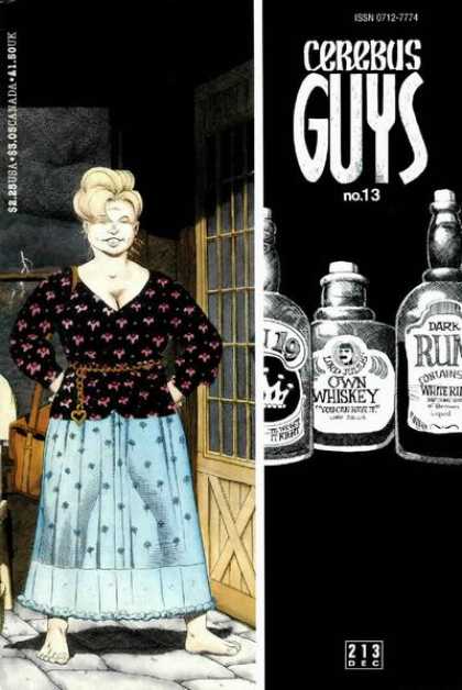 Cerebus 213 - Rum - Whiskey - Woman - Bottles - Own Wiskey - Dave Sim