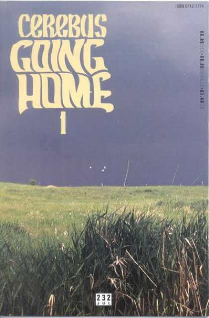 Cerebus 232 - Grass - Going Home 1 - Field - Blue Sjy - Prairie