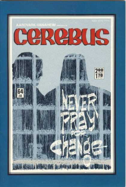 Cerebus 64 - Never Prey For Change - Window - 2 Men - Shadows - Men In Window - Dave Sim