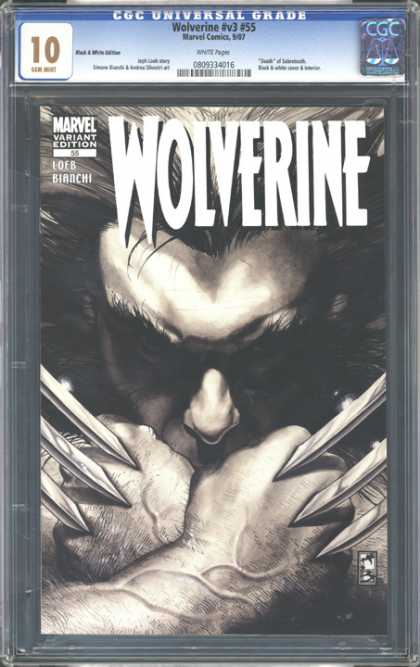 CGC 10 Comics 31 - Black And White - Close-up - Marvel - Variant Edition - Arms Crossed