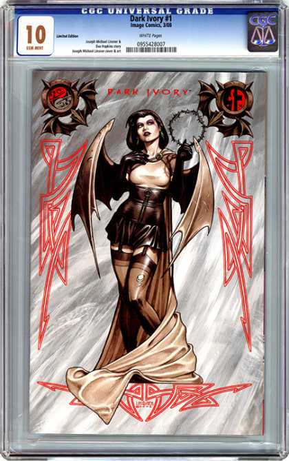 CGC 10 Comics 42 - Dark Ivory 1 - Image Comics - Joseph Michael Linsner - Goth - Ivory Fontaine