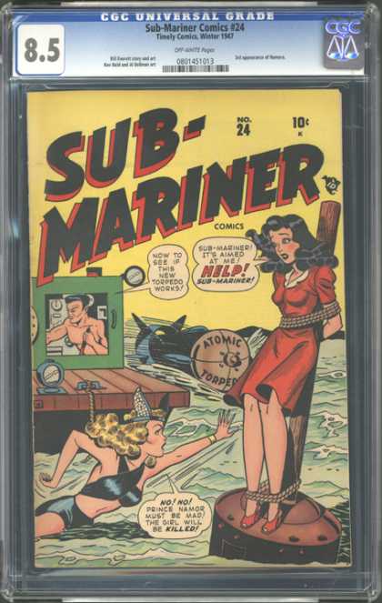 CGC Graded Comics - Sub-Mariner Comics #24 (CGC)