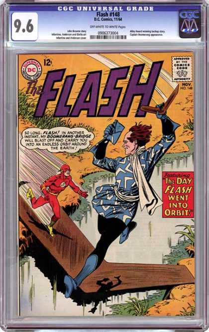 CGC Graded Comics - Flash #148 (CGC) - The Flash - Boomerang Bridge - Endless Orbit - Leaps Of Faith - To The Death