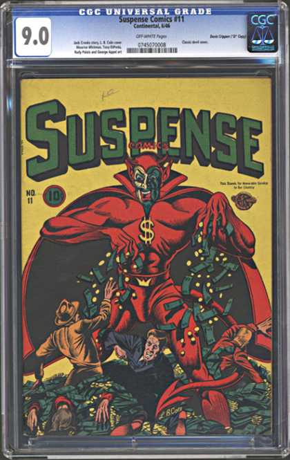 CGC Graded Comics - Suspense Comics #11 (CGC)