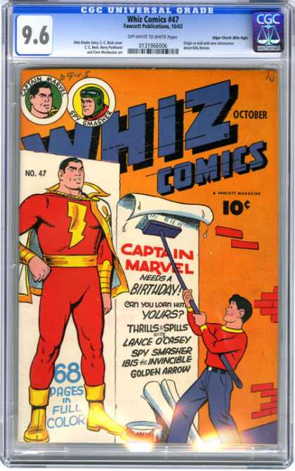 CGC Graded Comics - Whiz Comics #47 (CGC)