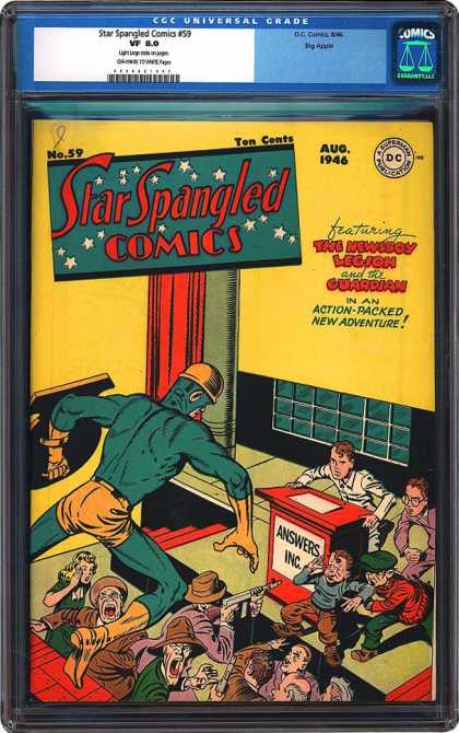 CGC Graded Comics - Star Spangled Comics #59 (CGC)