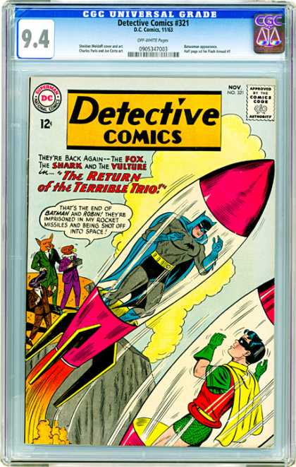 CGC Graded Comics - Detective Comics #321 (CGC) - Dc - Dc Comics - Detective Comics - Batman - Robin