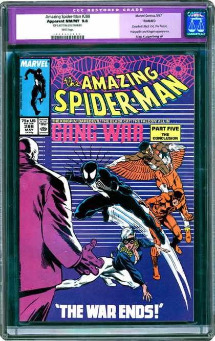 CGC Graded Comics - Amazing Spider-Man #288 (CGC) - Spiderman - 288 - Gang War - Kingpin - Daredevil
