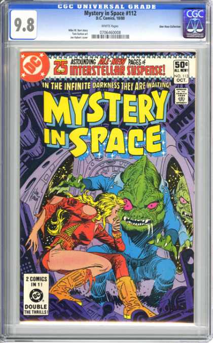 CGC Graded Comics - Mystery in Space #112 (CGC) - Mystery In Space - Suspense - Infinite Darkness - Asyouding - All New Boy