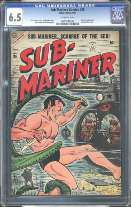 CGC Graded Comics - Sub-Mariner Comics #35 (CGC)