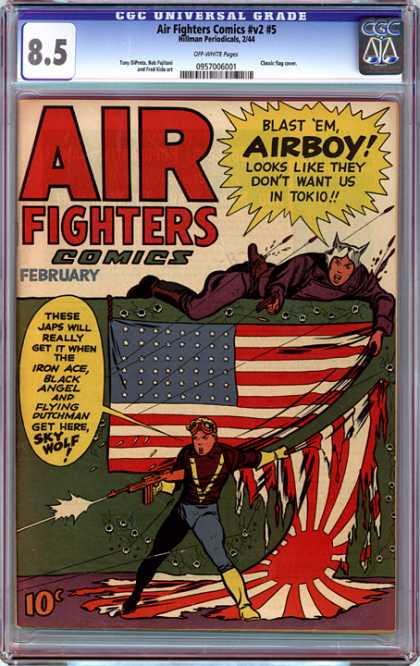 CGC Graded Comics - Air Fighters Comics #v2 #5 (CGC)