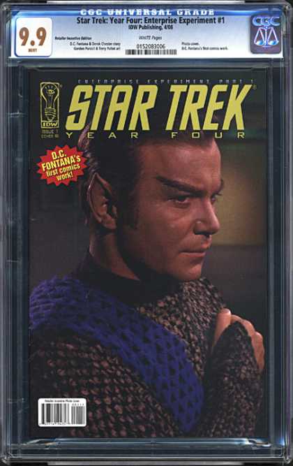 CGC Graded Comics - Star Trek: Year Four: Enterprise Experiment #1 (CGC) - Cgc Universal Grade - Star Trek - Dc Fontanas First Comics Work - Enterprise Experiment - Idw Publishing