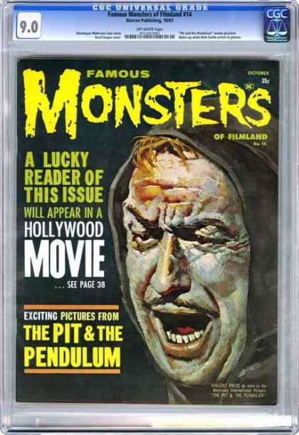 CGC Graded Comics - Famous Monsters of Filmland #14 (CGC)