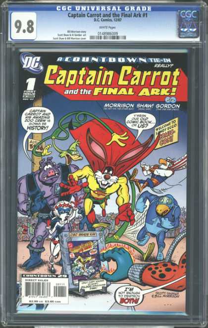CGC Graded Comics - Captain Carrot and the Final Ark #1 (CGC) - Final Ark - Captain Carrot - A Countdown Tie-in - 100 Crew - Dc