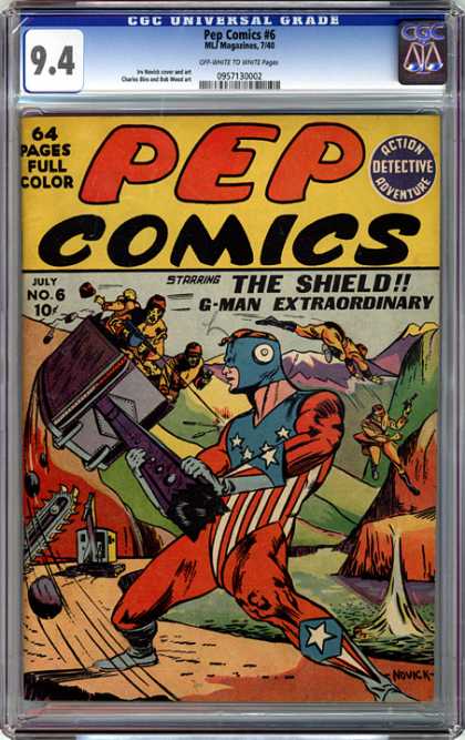 CGC Graded Comics - Pep Comics #6 (CGC)