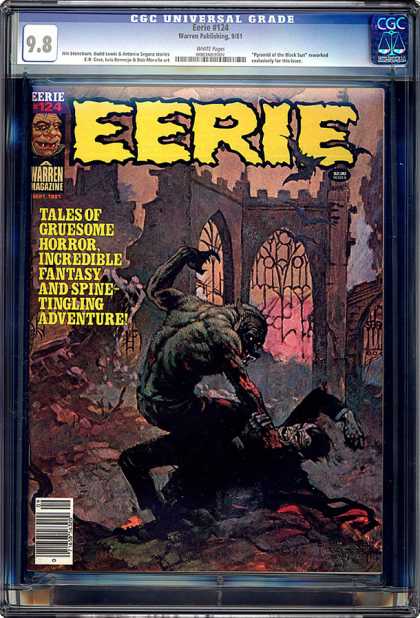 CGC Graded Comics - Eerie #124 (CGC) - Horror - Terror - Ghost Stories - Monsters - Vampire