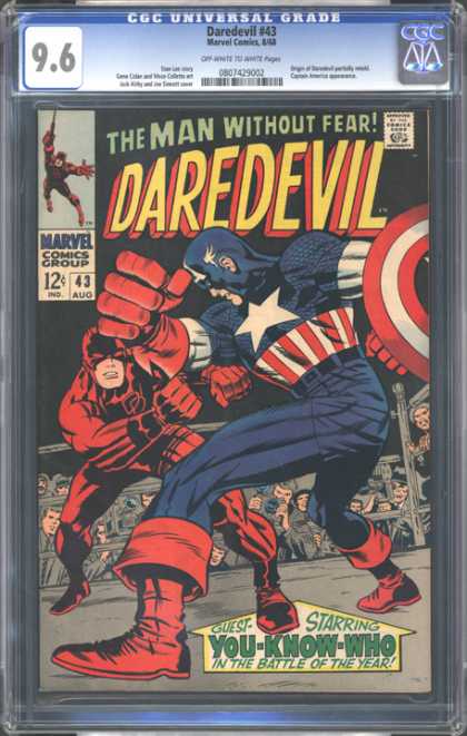 CGC Graded Comics - Daredevil #43 (CGC)