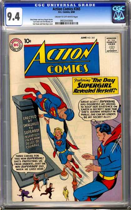 CGC Graded Comics - Action Comics #265 (CGC)