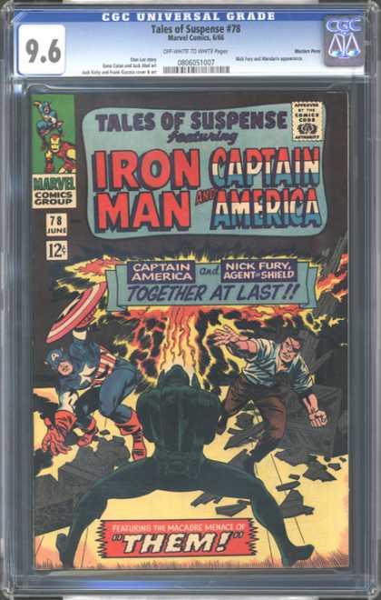 CGC Graded Comics - Tales of Suspense #78 (CGC) - Cgc Universal Grade - Tales Of Suspense - Iron Man - Captain America - Nick Fury