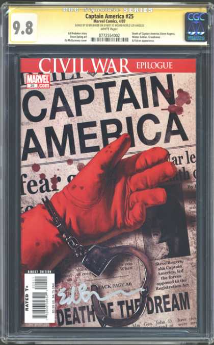 CGC Graded Comics - Captain America #25 (CGC)