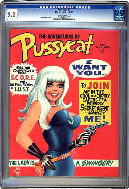 CGC Graded Comics - Pussycat #1 (CGC)