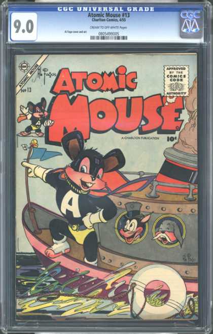 CGC Graded Comics - Atomic Mouse #13 (CGC) - Atomic Mouse - Mouse - No 13 - Atomic - 13