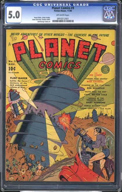 CGC Graded Comics - Planet Comics #9 (CGC)