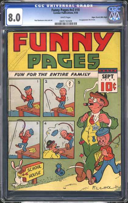 CGC Graded Comics - Funny Pages #v2 #10 (CGC)