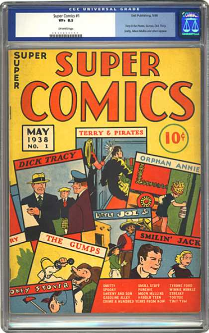 CGC Graded Comics - Super Comics #1 (CGC) - Dick Tracy - Super Comics - May 1938 - Terry - Pirates