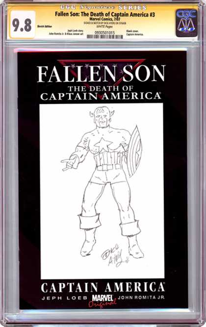 CGC Graded Comics - Fallen Son: The Death of Captain America #3 (CGC)