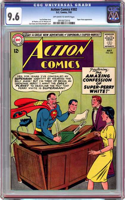 CGC Graded Comics - Action Comics #302 (CGC)