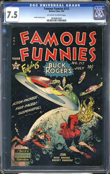 CGC Graded Comics - Famous Funnies #212 (CGC) - Famous Funnies - Buck Rogers - Spaceships - Rocket Rangers - Moon