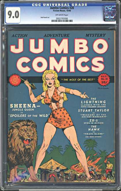 CGC Graded Comics - Jumbo Comics #20 (CGC)